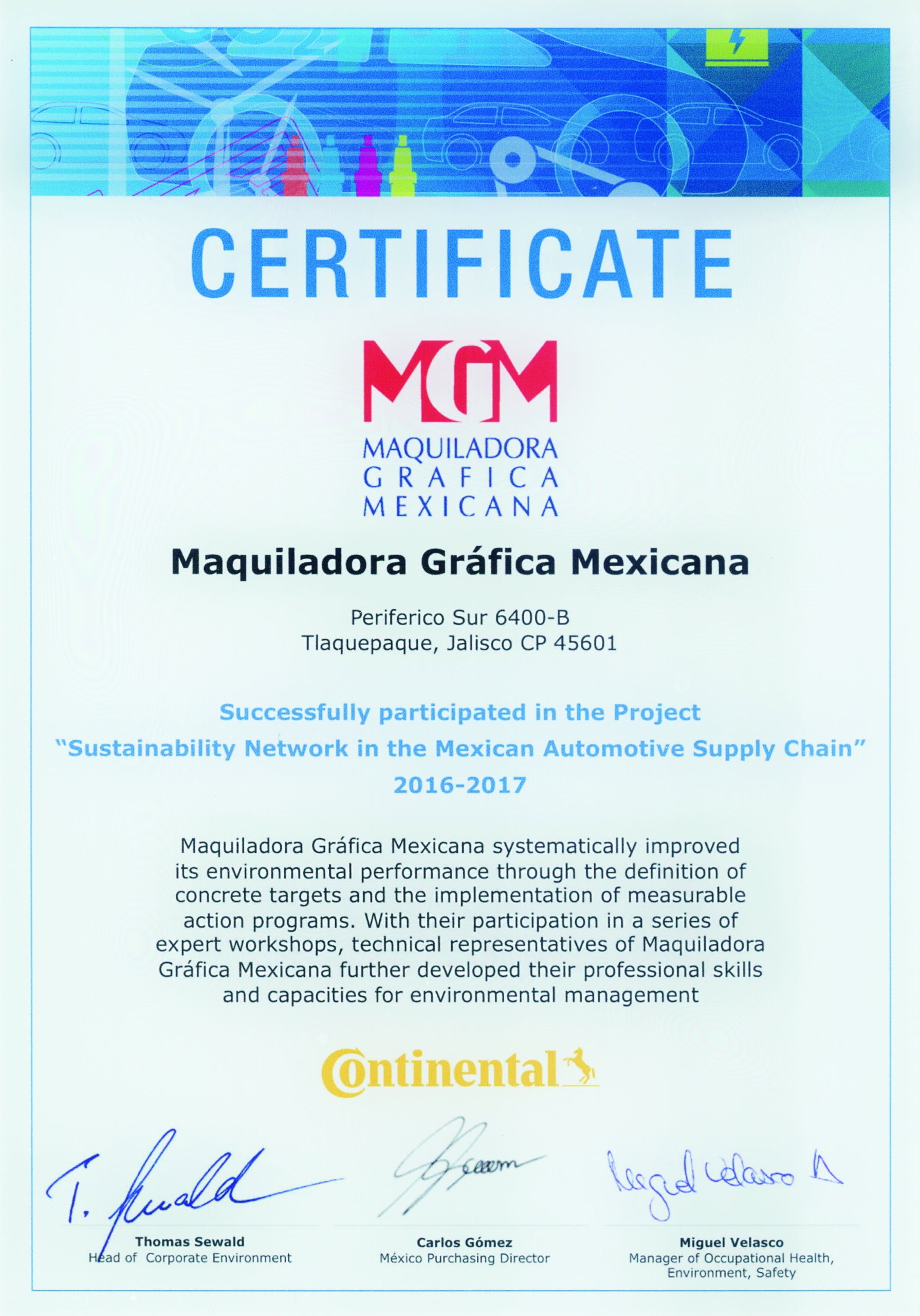 CONTINENTAL_certification